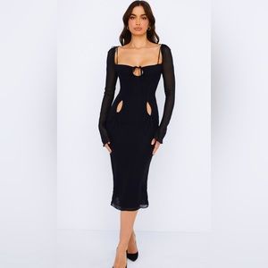 Black House of CB midi dress